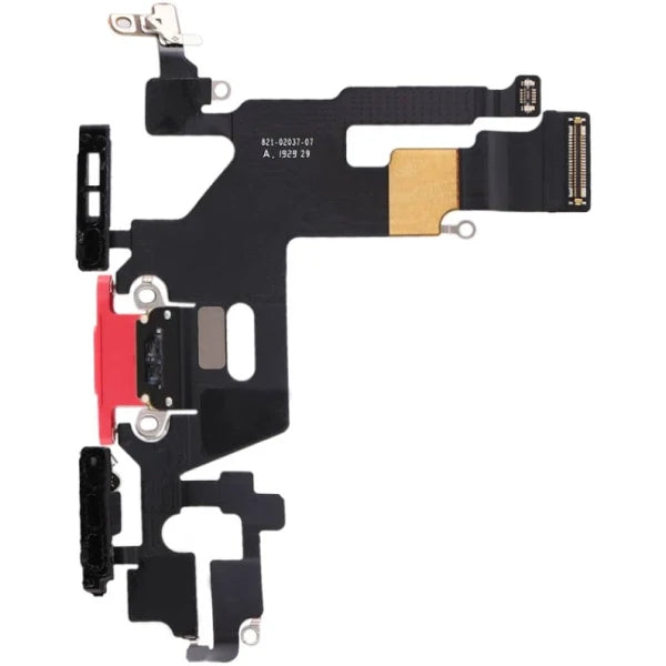 Charging Port for iPhone 11 (Purple)-Red Charging Port for iPhone 11 (Purple)-Red